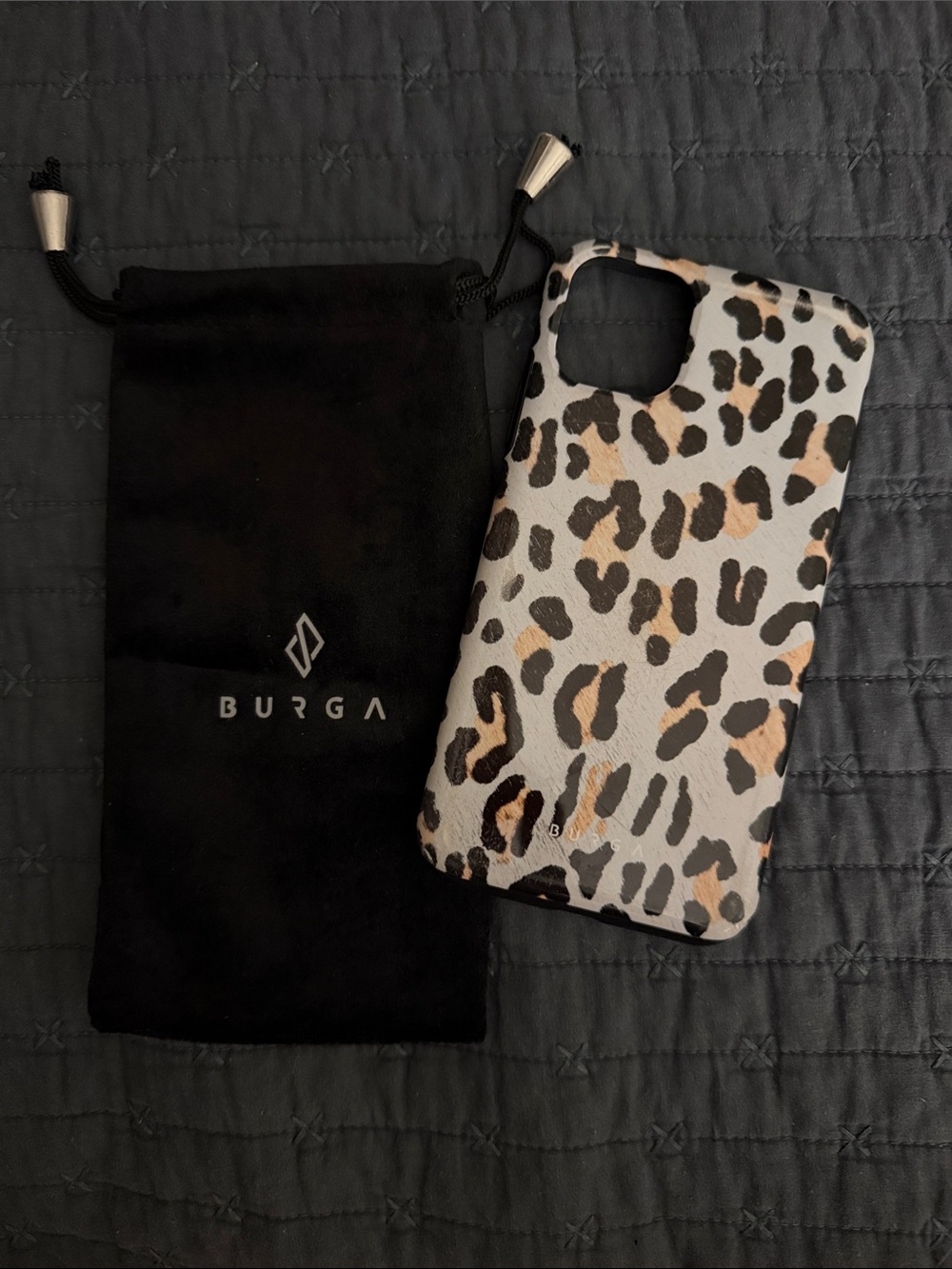 Burga IPhone 11 Pro Max Leopard Print Phone Case - Tan & Black